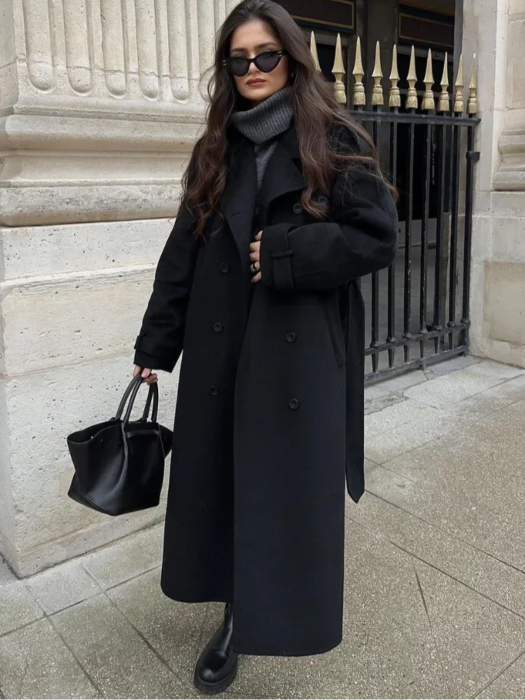 Long cashmere Coat for Women 